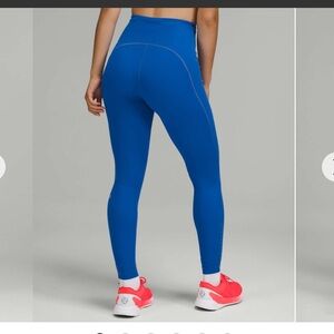 Lululemon Swift Speed High-Rise Tight 28" Blazer Blue Tone size 12